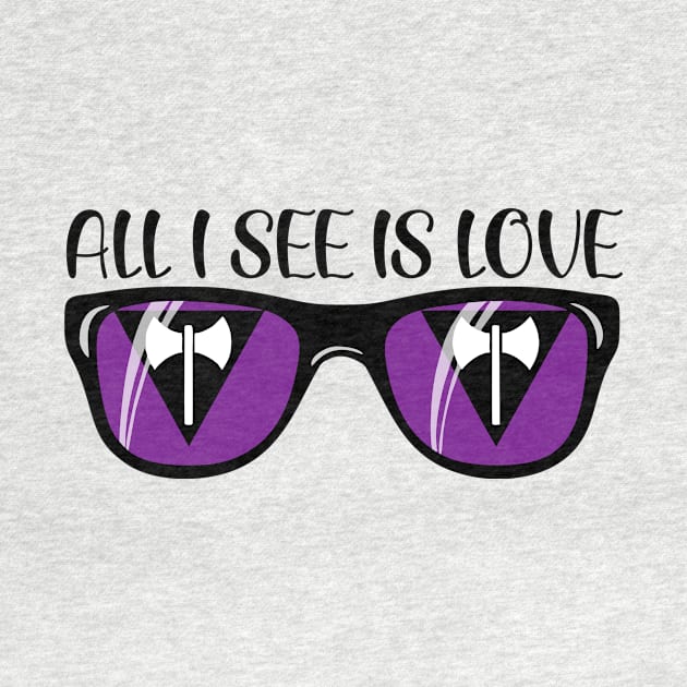 Lesbian Pride Sunglasses - Love by Blood Moon Design